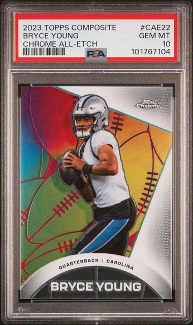 Bryce Young Topps Composite Chrome All-Etch #CAE22 Base