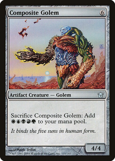 Composite Golem Foil Fifth Dawn 111 NM MTG