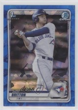 2020 Bowman Chrome Draft Sapphire Edition Zach Britton #BD-158 0o6v