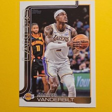 Topps 2025-26 Jarred Vanderbilt Los Angeles Lakers #155 