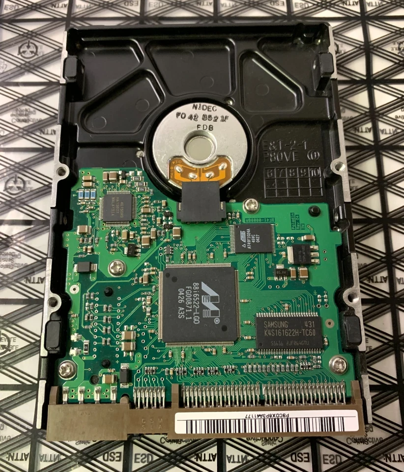 SAMSUNG SpinPoint SP0802N 80GB 7200RPM 2MB IDE Ultra ATA133 / ATA-7 3.5" HDD - Image 2 of 3