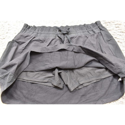 Athleta Black Nylon Mini Skort 1X Preowned - 19in Waist Tennis Sport Skort - Picture 6 of 6