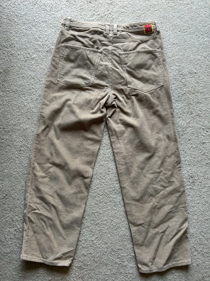 Pantalones de skate Empyre caqui de pana holgados talla 32 Foto 4 de 4