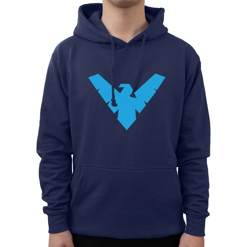 Inspired NIGHT OWL Inspired Night Wing Unisex Distressed Film Hoodie