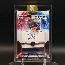 2025 Topps 3 Jase Richardson RC /25 Auto RPA Multi-Color Player Worn Patch Magic