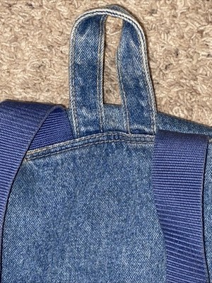 Clean Vintage Looney Tunes Beaded Tweety Bird Denim Backpack  display picture 2