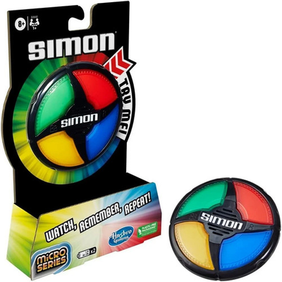 #ad Hasbro Gaming Simon Micro Series Electronic Game for 1 or More Players Classic $16.99