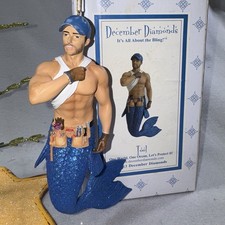 December Diamonds 2013 Tool Handyman Merman Ornament RARE RETIRED 55-90793 Box