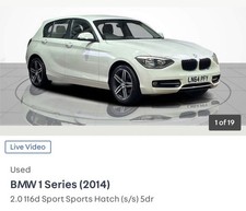 BMW 1 SERIES 2.0116D SPORT 5d 114 BHP