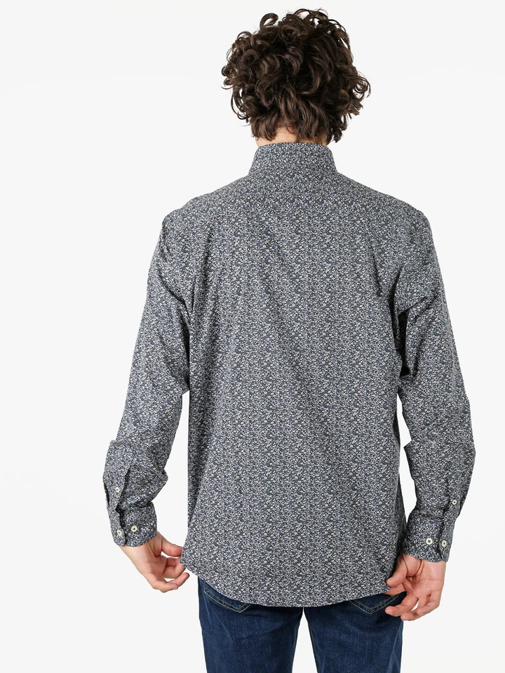 Ascot Sport Camicia da uomo con stampe in cotone elasticizzato - multicolore - Immagine 2 di 4