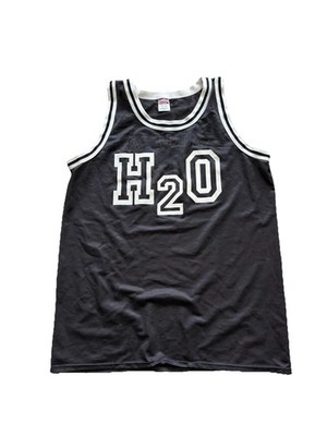 Vtg 90s H2O Basketball Jersey Sz 48 NYHC Hardcore Band Spirit of