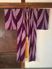 1950's Vintage Japanese KIMONO Silk Kimono Gown Robe Vintage,length 147cm