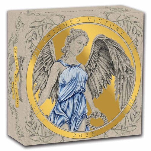 2025 AUS 1 oz Gold 80th Ann. End of WWII Winged Victory Proof - Picture 5 of 5