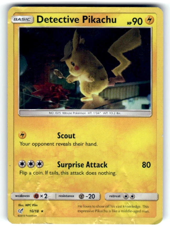 Detective Pikachu 10/18 Detective Pikachu for sale | eBay