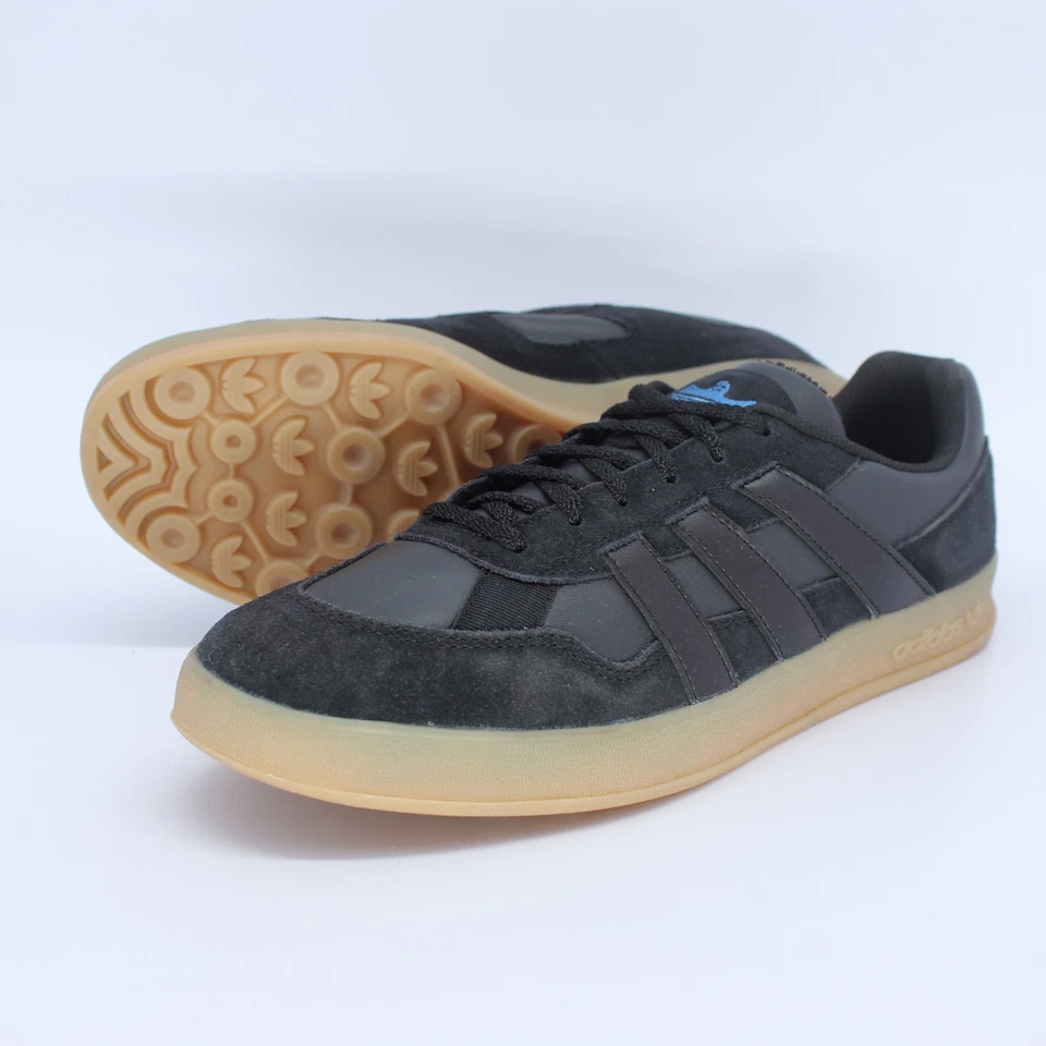 ADIDAS ALOHA SUPER SHOE US 9,5 EUR 41 1/3 CORE BLACK CARBON BLUEBIRD - Bild 1 von 4