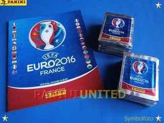 Panini★EURO 2016 EM 16★Leer Album/empty album German 50x Tüte/packet/bustine