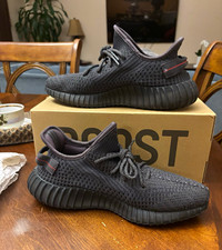 adidas Yeezy Boost 350 V2 Black Non-Reflective FU9006 Men  s US 8.5