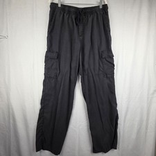 Social Standard by Sanctuary Womens Pants Gray XXL Cargo High Rise Cotton Blend