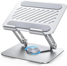 Tablet Stand Holder for Desk Rotating Base Aluminum Rod