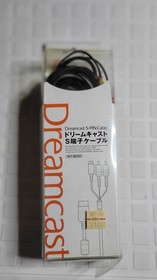 SEGA Dreamcast S-Video Cable - Official OEM Black HKT-8000 DC