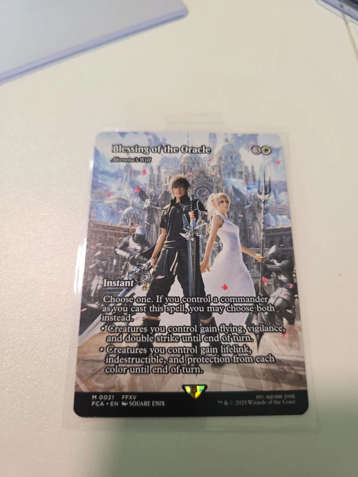 MTG Blessing of the Oracle - Akroma's Will (Showcase) Final Fantasy #0021 - Image 3 of 4