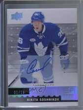 2016 Premier Rookie Inserts Silver Spectrum 1/10 Nikita Soshnikov #R-17 Auto 0c3