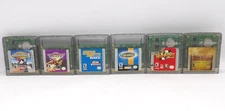6 Gameboy Color Games Tony Hawk 3, NFL Blitz, Dave Mirra, Tony Hawk, Yu gi oh