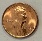1938-D Lincoln Cent BU From Mint Roll - High Grade Coin w/ Carbon Spots #37