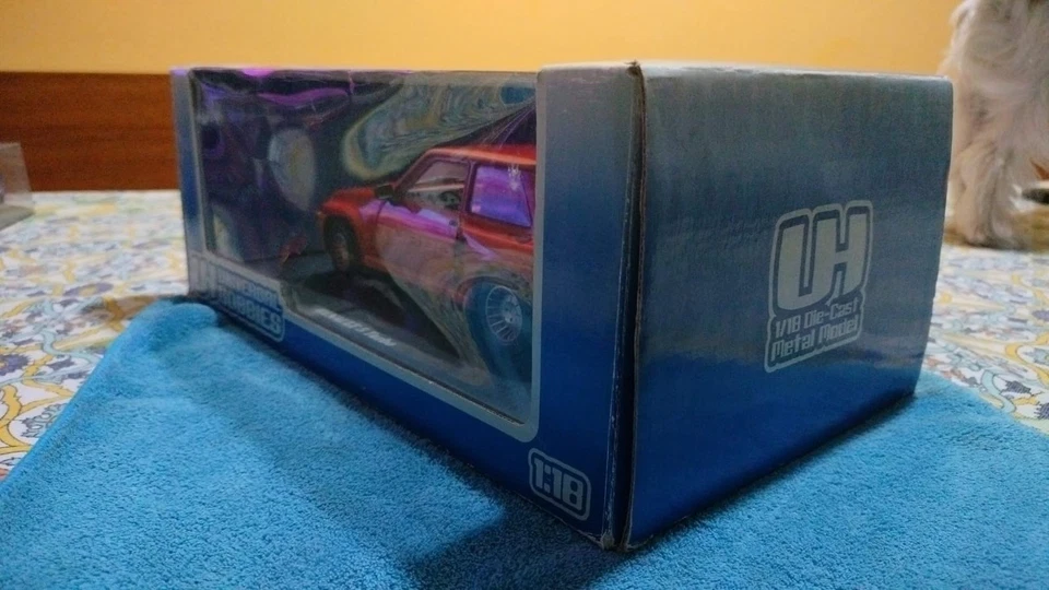 Renault 5 R5 turbo 1/18 rossa red stradale Universal Hobbies UH cod. 4520 - Immagine 4 di 4