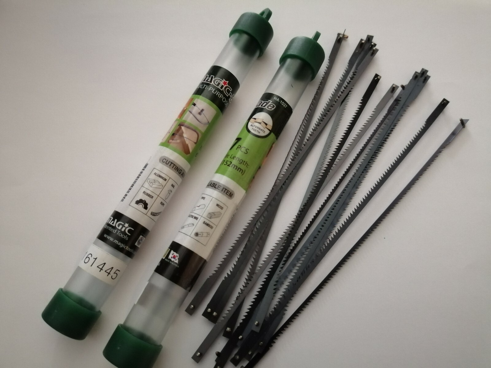 Coping Saw Blades 2 X Packs of 7 by Magic Tools Carbon Blades 14 blades