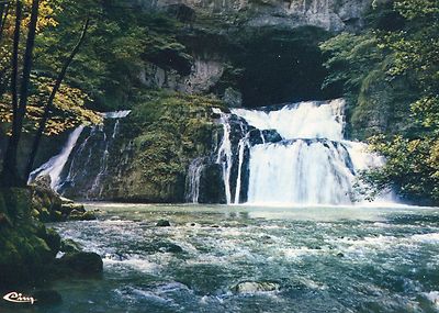 Alte Postkarte - La source de Lizon - La cascade
