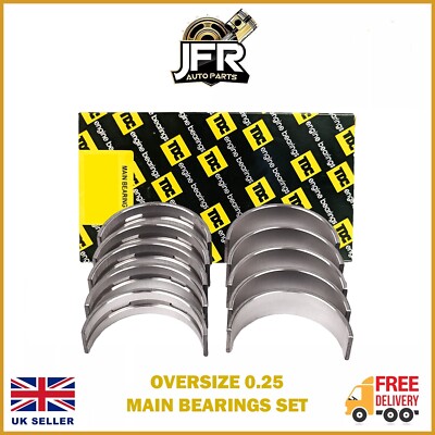 FIAT OPEL RENAULT QASHQAI R9M 1.6L DIESEL MAIN CRANKSHAFT BEARING SET 0.25mm TDC