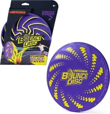 Neon Bounce Throwing Disc Toy for Kids Backyard Outdoor Fun Games for Family 8"