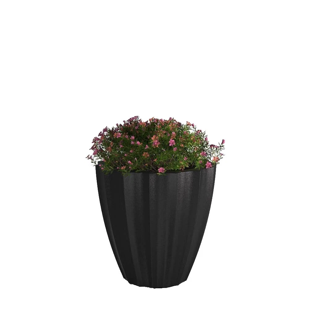 Planta de Plástico Negro canastas, macetas, barriles de Ventana