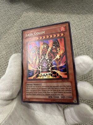 Yugioh Reverse Foil Misprint - Lava Golem (MP) PGD-107 | eBay