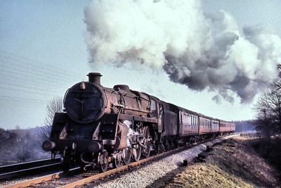 BR Class 5 4-6-0 73032 near Seer Green 6x4 Quality Rail Photograph