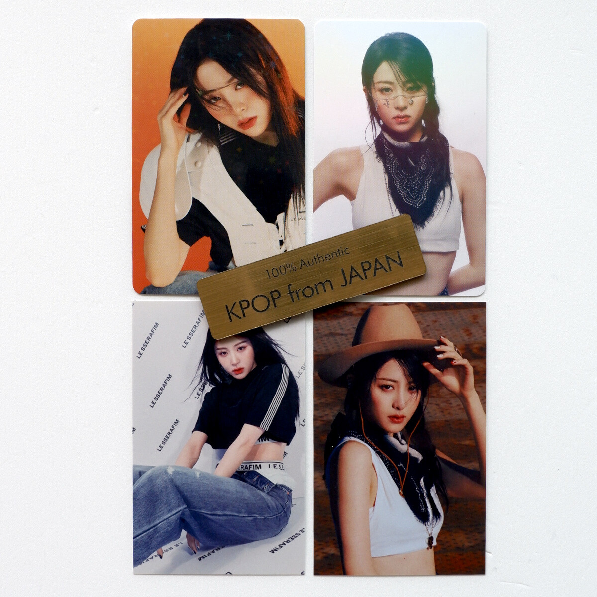 YUNJIN LE SSERAFIM UNFORGIVEN POB Photocard weverse Universal