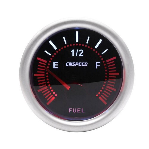 Car 2" 52mm Fuel Level Gauge Meter With Fuel Sensor E-1/2-F Pointer Universal - Picture 2 of 12