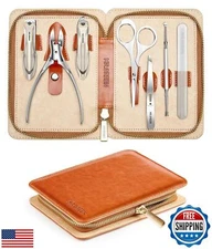 MR.GREEN Upgraded Manicure Set, German Stainless Nail Clippers Set w/Anti Spl