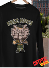 Camiseta Free Hugs Funny Face Hugger S-3XL Extraterrestres Película Humor Ciencia Ficción Broma NUEVA CAMISETA