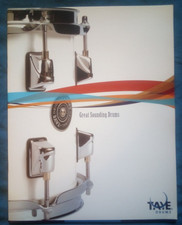Taye Drum Catalog; New Condition
