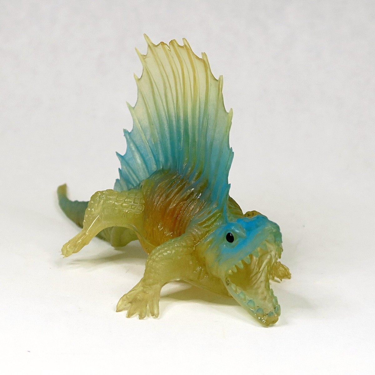 Dimetrodon Dinosaur Figure Vintage 80s Translucent Hollow Screamer