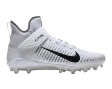 Nike Alpha Menace Pro 2 Football Cleats White Platinum BV3951-100 Size 12.5 New