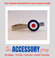 New RAF Roundel Lambretta Scooter MODS 2Tone Ska tie clip Enamel metal Tie-pin