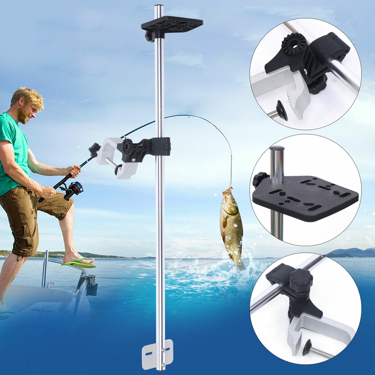 bank fishing rod holders PLUSINNO for – Plusinno 【Emovable design hanging hole】 Fishing the Alabama Gulf warrior boats Model:XT-S-562L-20EB