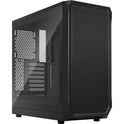 Fractal Design Focus 2 Black TG Clear Tint, Tower-Gehäuse, schwarz