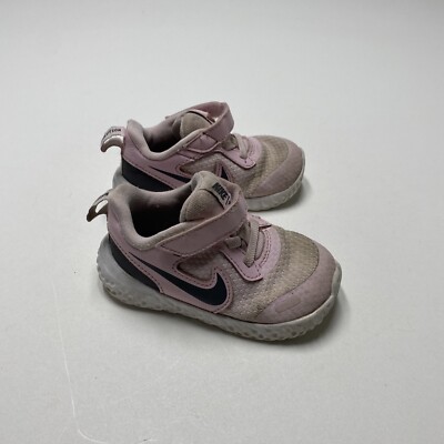 Nike Revolution Infant Size 6c Pink Grey BQ5673 601