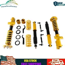 4pcs Coilover Adj. Height Struts Suspension Springs For Ford Mustang 2005-2014