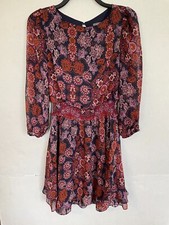 VINCE CAMUTO FLORAL DRESS WOMENS SIZE 0 NWOT
