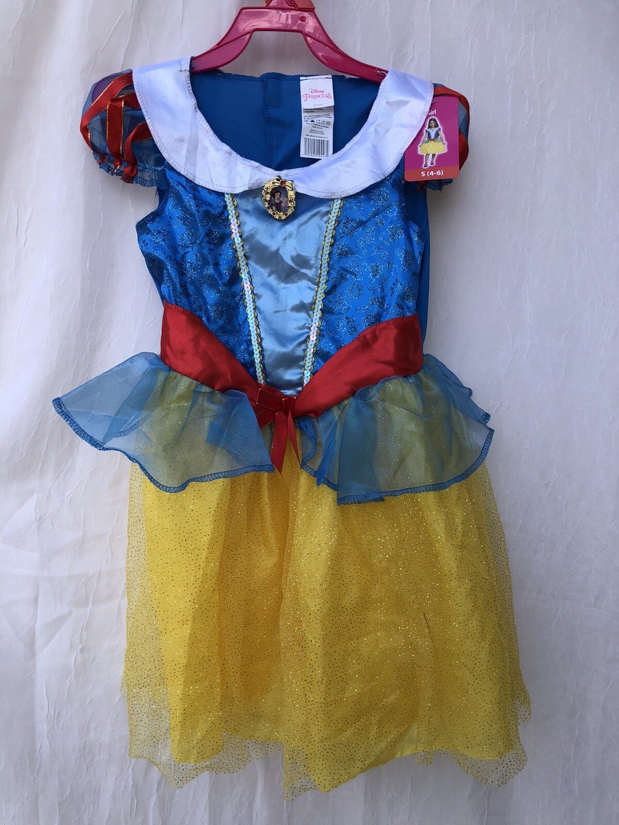 disney princess dress size 6 New kids Snow White Disney princess dress Halloween costume size small 4/6